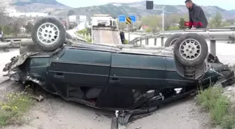 Karabük Hurdaya Dönen Otomobilini Çekip 'Lanet Olsun Kaderime' Paylaşımında Bulundu