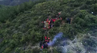 Mağaradaki Kurtarma Anları Havadan Görüntülendi