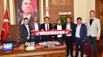 Bilecikspor Yönetiminden Başkan Şahin'e Ziyaret