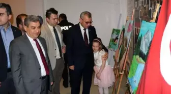 Edirne'de Lösemili Çocuklar Yararına Resim Sergisi