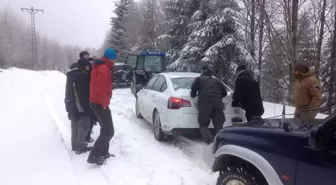 Sakarya'da Yaylada Mahsur Kalan 10 Kişi Kurtarıldı