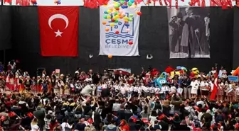 Çeşme'de Karnaval Gibi Çocuk Şenliği