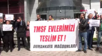 İstanbul-Dumankaya İnşaat Mağdurları TMSF Önünde Eylem Yaptı