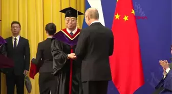 Dha Dış - Putin'e Tsinghua Üniversitesi'nden Fahri Doktora