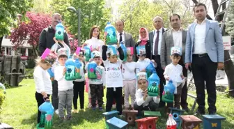 Anaokulu Öğrencilerinden Kuşlar İçin Yuva ve Mama Kabı