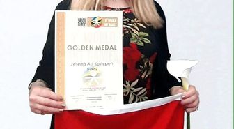 İzmirli Ressama, Dünya Sanat Olimpiyatları'nda Altın Madalya