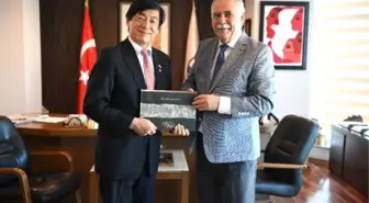 Japonya Büyükelçisi Miyajima'dan Başkan Gökhan'a Ziyaret