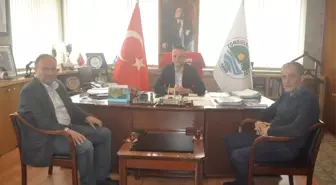 Amatör Spor Kulübü Federasyonundan Başkan Alan'a Ziyaret