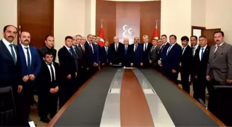 MHP Bayburt Heyeti, Bahçeli'yi Ziyaret Etti