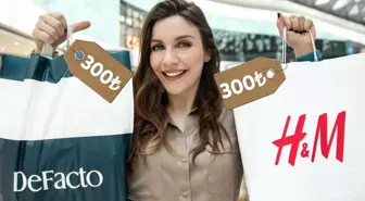 300tl Defacto Vs 300tl H&m Alışverişi!