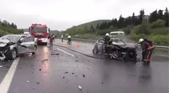 Trafik Kazası Anadolu Otoyolu'nda Ulaşımı Aksattı