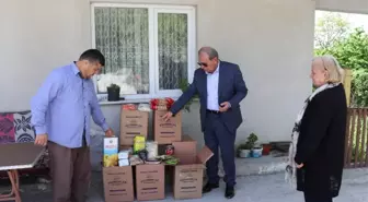 Verem Savaş Derneği Ramazan Öncesi Köylerde Kumanya Dağıttı