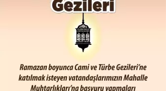 Kartal Belediyesinden Cami ve Türbelere Ramazan Ziyareti