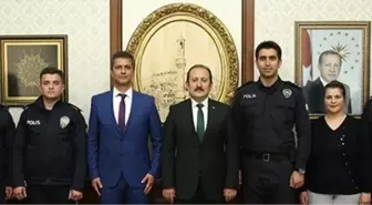 Bayburt Pomem Heyeti Vali Ali Hamza Pehlivan'ı Ziyaret Etti