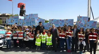 Trafik Haftası Etkinliklerine Çocukların Katılımı Sağlanıyor