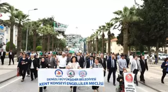 Denizli'de Engelliler Haftası 'Farkındalık' Yürüyüşü