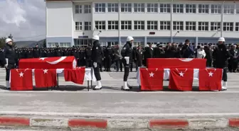 Yozgat'ta Trafik Kazasında Şehit Olan Polisler İçin Tören