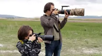 9 Yaşındaki Arda Babasına Özenip Kuş Fotoğrafçısı Oldu