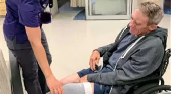 Mısır Makinesine Düşen Çiftçi Çakıyla Bacağını Keserek Kurtuldu