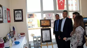 Suşehri'nde Ebru ve Resim Sergisi Açıldı