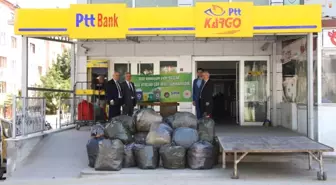 PTT Amasya Başmüdürlüğü'nden 'Sıfır Atık Projesi'ne Destek
