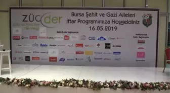 Bursa'da Şehit ve Gazi Aileleri İftarda Bir Araya Geldi