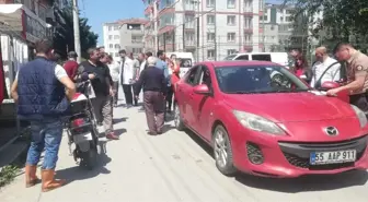 Otomobil ile Motosiklet Çarpıştı: 1 Yaralı