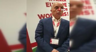 Türk-İş Genel Başkanı Ergün Atalay, Etuc Genel Kurulu'na Katıldı