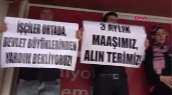 Konya Kapanan Özel Hastanenin Çalışanlarından Maaş Eylemi