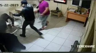 Giresun'da Gri listedeki teröristin yakalanma anı güvenlik kameralarına böyle yansıdı
