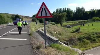 Yozgat'ta otomobil şarampole yuvarlandı: 1 ölü, 2 yaralı