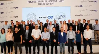 Kordsa İzmit fabrikası ek polyester iplik hattı devreye alındı