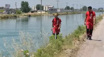 Serinlemek için sulama kanalına giren çocuk kayboldu