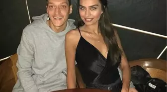 Amine Gülşe ve nişanlısı Mesut Özil sıkı sıkı sarılarak aşk tazeledi