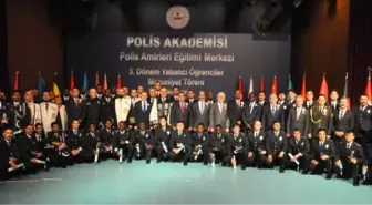 Ankara'da eğitim gören 43 yabancı polis mezun oldu