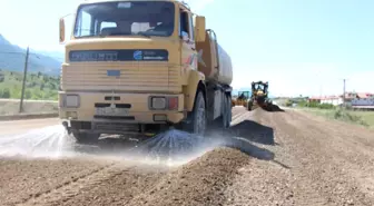 Maden yolu asfaltlamasında sona gelindi