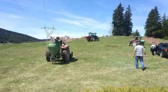 Tosya'da meralar gübreleniyor