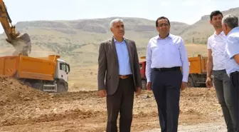 Başkan Güder yeni imar yolu açma çalışmalarını yerinde inceledi