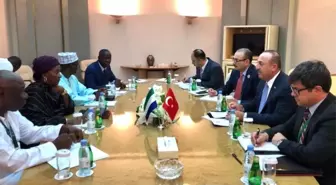 Çavuşoğlu, Sierra Leone Dışişleri Bakanı Tunis ile görüştü