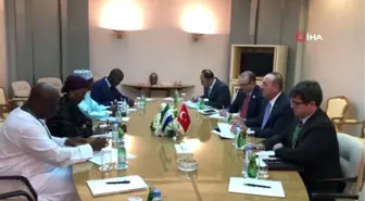 Çavuşoğlu, Sierra Leone Dışişleri Bakanı Tunis ile Görüştü