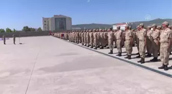 Jandarma uzman erbaş adaylarının terörle mücadele yemini