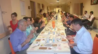 Nazilli Devlet Hastanesi Palyatif Servisi'nde iftar programı düzenlendi