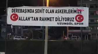 SPOR Sahada iftar yaptılar, tribün ve yamaçlardan maçı izlediler