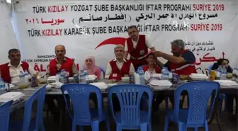 Türk Kızılay Karabük Şubesi tarafından İdlip'te iftar verildi