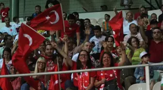 Hazırlık maçı: Türkiye: 1 - Özbekistan: 0 (İlk yarı)