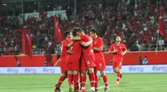 Hazırlık maçı: Türkiye: 1 - Özbekistan: 0 (İlk yarı)