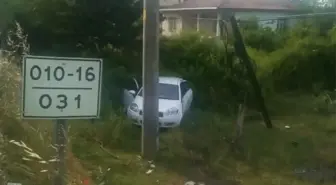 Samsun'da trafik kazası: 2 yaralı