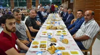 Bigalı pazarcılar iftarda bir araya geldi