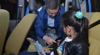 Çocuklara sürücü seyahat karneleri dağıtıldı