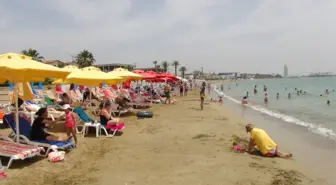 Mersin sahillerinde bayram tatili hareketliliği